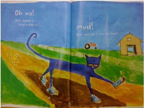 Pete the Cat I Love My White Shoes by Eric Litwin in a lesson plan by Rajeswari Devadass for Ever After's Creative Educator contest